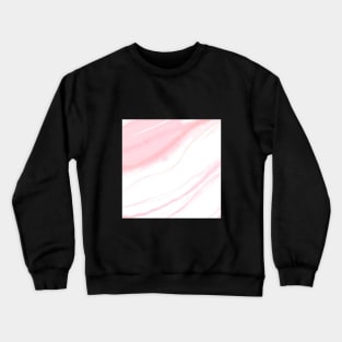 Pink marble - aesthetic Crewneck Sweatshirt